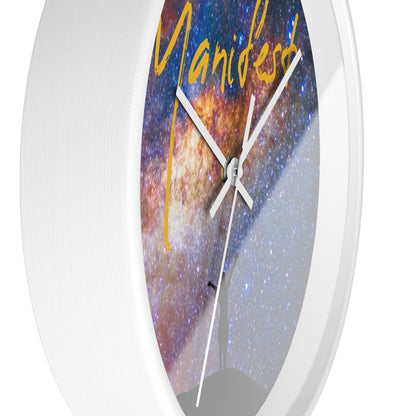 "Manifest" Milky Way Wall Clock