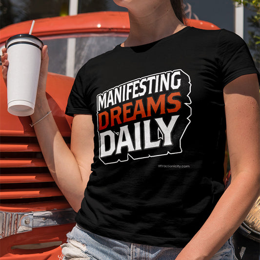 "Manifesting Dreams Daily" Jersey Short Sleeve Tee
